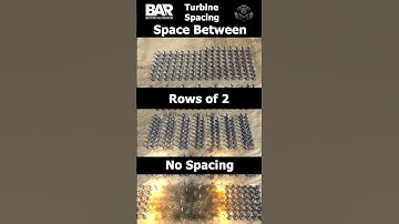 Comparing Wind Turbine Spacing - Beyond All Reason #gaming   #beyondallreason #games #gameplay