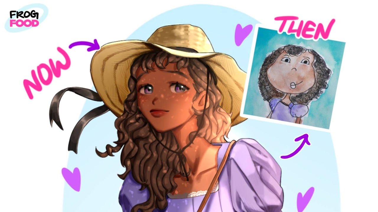 Redrawing My Old Art From When I Was 5 Years Old!! - YouTube