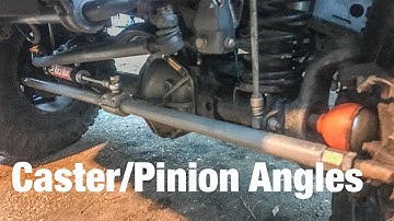 How to Check Caster and Pinion angle on your Jeep or Truck