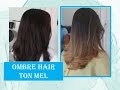 Ombre hair em Cabelo Preto