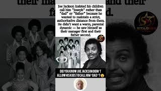 Joe Jackson Made His Kids Call Him “Joseph” 😳 #MichaelJackson #JacksonFamily #StrictParent #Shorts