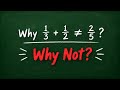 Add and Subract Fractions like a Professor #usa #grade9math