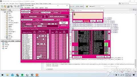 Sensor ultrásonico y LCD Simulación MPLABX y PICSim - Ana e Ian
