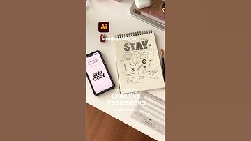 Using Text to Vector Graphic for creative roadblocks! #adobeillustrator #adobefirefly