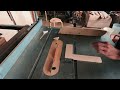 Miter angle with 2 different size planks using table saw #diy #woodworking