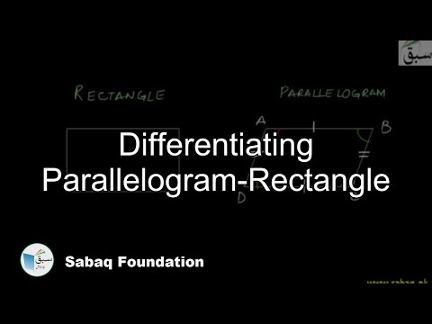 Videó: Különbség A Paralelogramma és A Téglalap Között