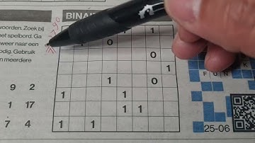 Tuesday. Bonus Extra edition. (#8790) Binary01 Sudoku puzzle.  06-25-2024 Extra part 3 of 4