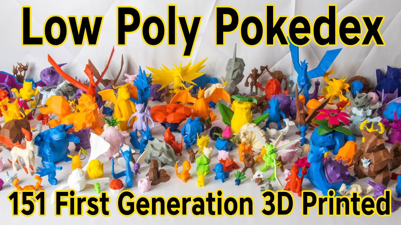 STL file Aerodactyl Low Poly Pokemon 🐉・3D printer model to