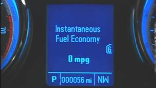Buick Verano Driver Information Center