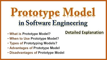Prototype Model in Software Engineering | Prototype Model Types, Advantages & Disadvantages