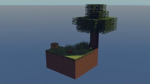 Minecraft Skyblock #3 Exploring Island and Infinite Water Source