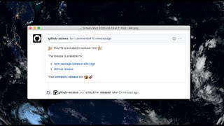 Using semantic-release with GitHub Actions