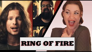 VOCAL COACH REACTS - HOME FREE FT. AVI KAPLAN - Ring Of Fire