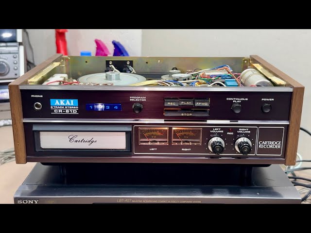 Perfect Music Systems Akai CR-81D 8-track cartridge Maintenance
