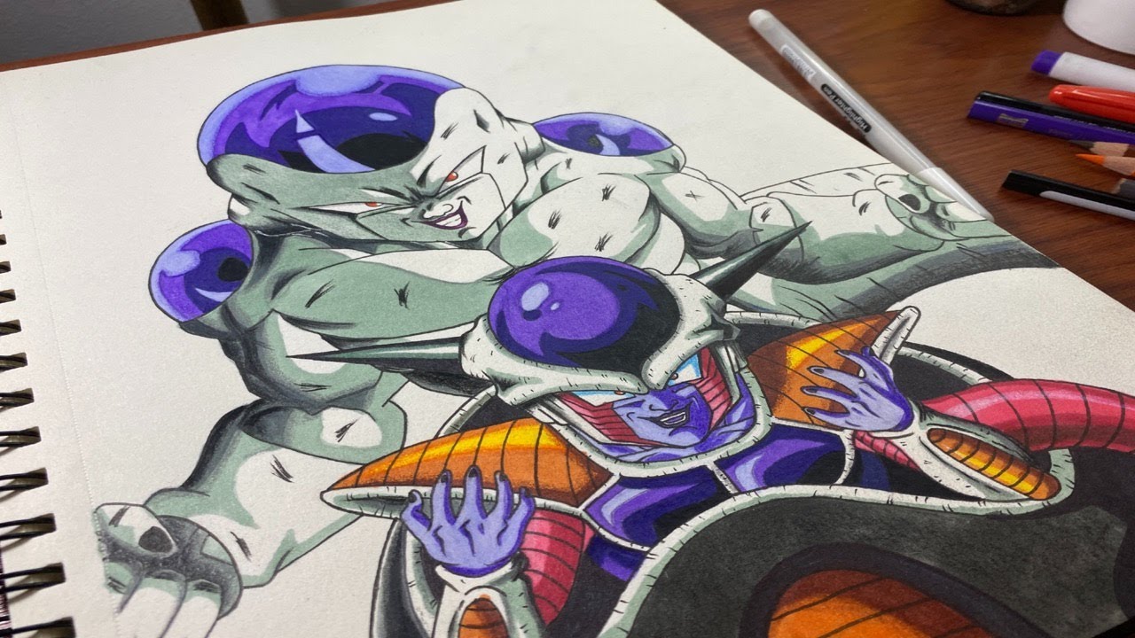 como-dibujar-a-freezer-paso-a-paso-de-dragon-ball-z-youtube