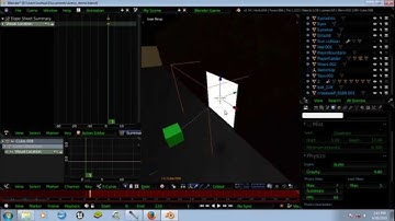 How to make a Python Video-Game using Blender Logic-bricks Part 0