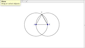 GeoGebra Tutorial 1 - Constructing an Equilateral Triangle