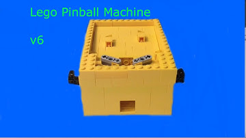 Lego Pinball Machine v6 + Tutorial