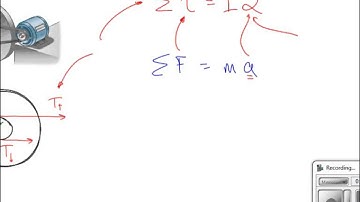 Net Torque & Angular Acceleration Example