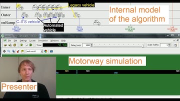 TransAID WP4 motorway merging assistant for scenario 2 in SUMO (automated vehicles)