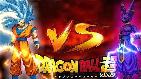 What If Goku Reached SSJ Blue 3 vs Beerus full potential (Sprite Animation)