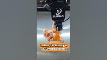The whole process of making luminous signage letters, with our AI-S1200 Signage 3D Printer!