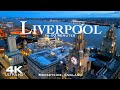 LIVERPOOL 🇬🇧 Drone Aerial 4K Merseyside England United Kingdom UK