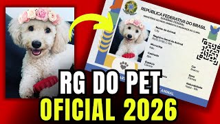 RG PET! COMO FAZER O DOCUMENTO RG IDENTIDADE DO SEU PET, CACHORRO E GATO PELO SINPATINHAS NO CELULAR