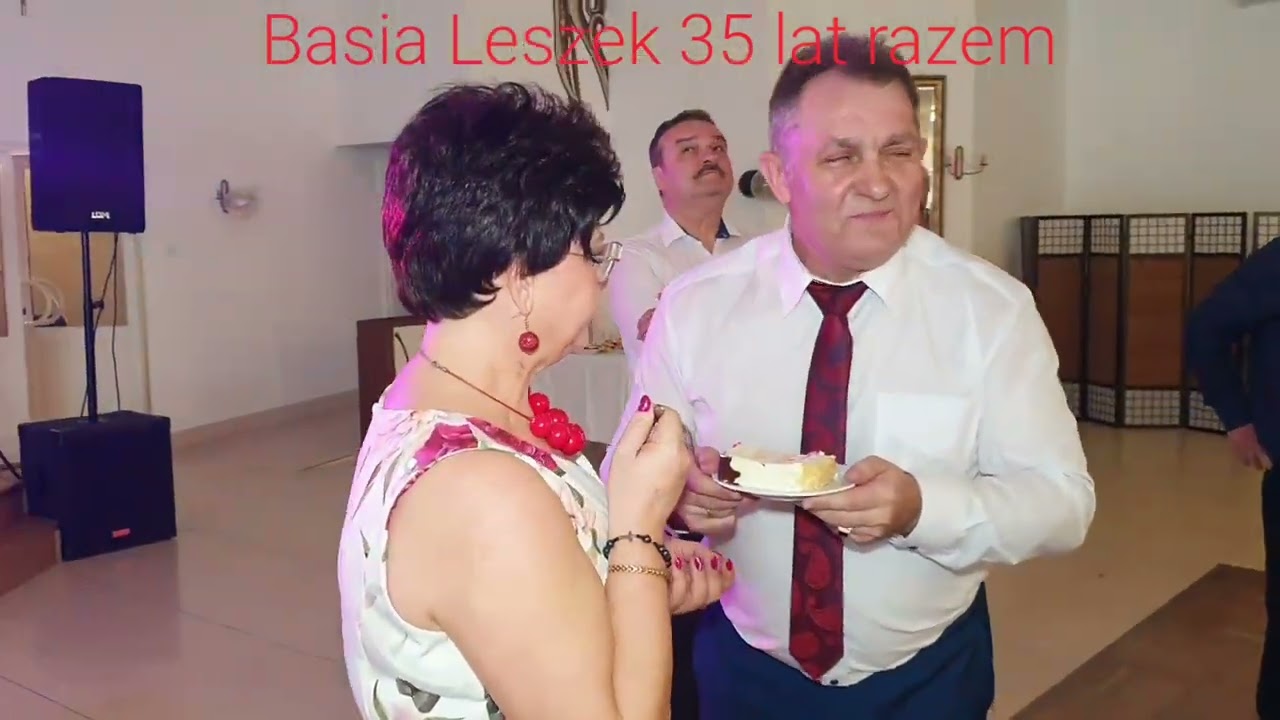 27 04 2025 podniosła ale i wzruszająca chwila dla Jubilatów Basi i Leszka na 35 Rocznicy Ślubu