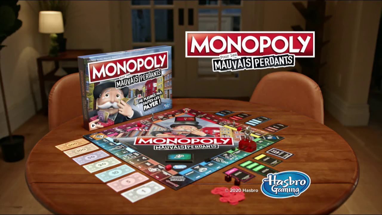 Monopoly Mauvais Perdants Hasbro 
