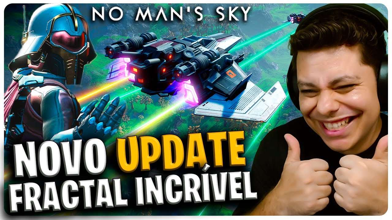 NOVO UPDATE DE NO MAN'S SKY FRACTAL COM MUITAS NOVIDADES PARA PC