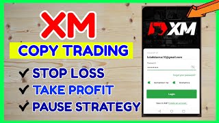 XM Copy Trading Stop Loss Take Profit Pause Strategy in XM Forex Exchange