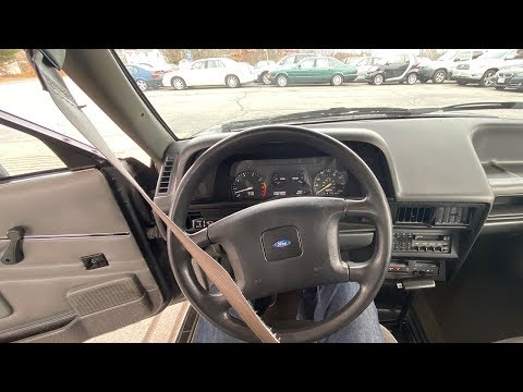 1990 Ford Escort LX with 36,000 Miles - POV Test Drive by Tedward (Binaural Audio)