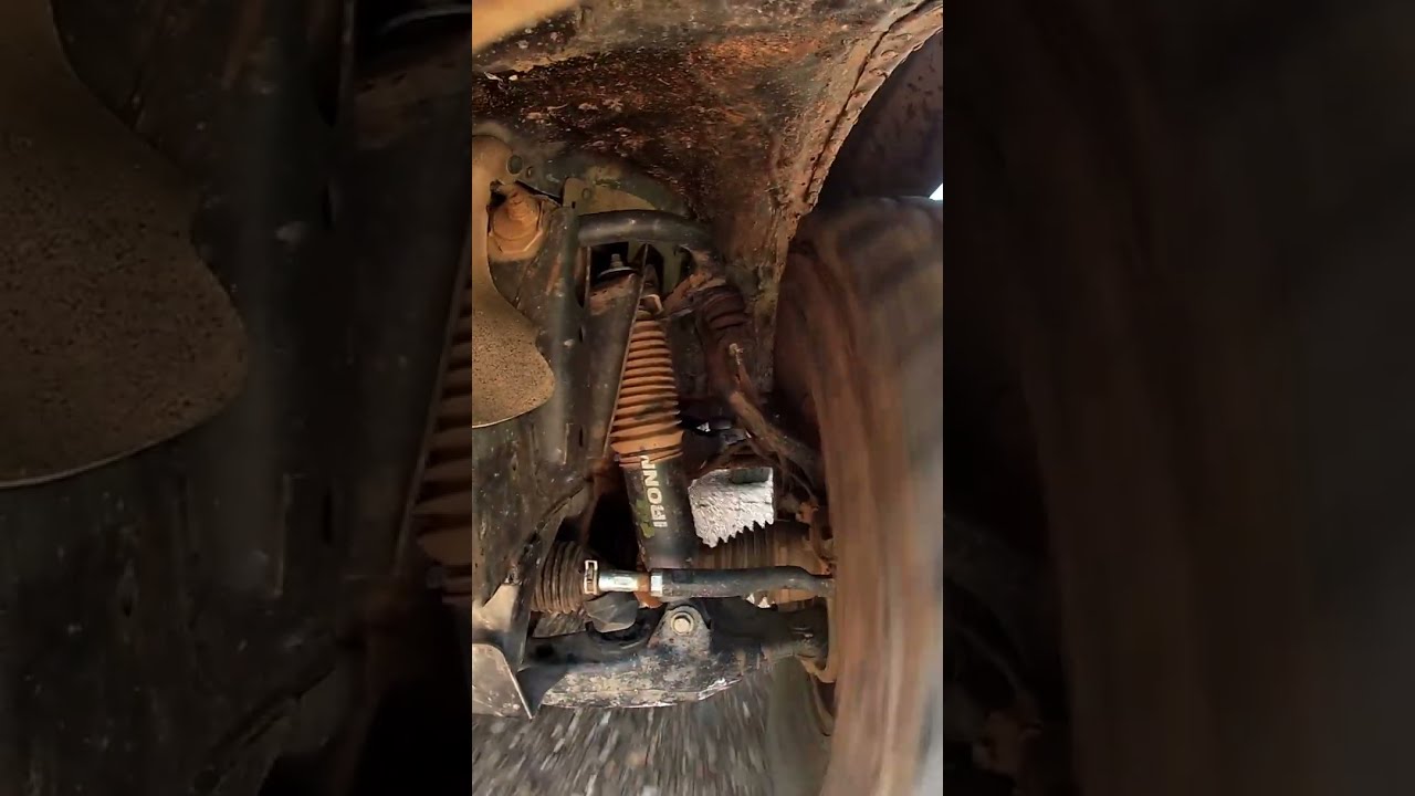 PerryParts Front Bump Stop prototype test footage on modified 1999 Lexus LX470