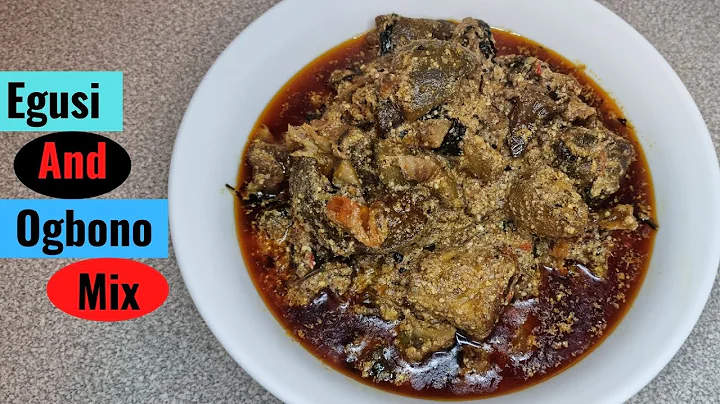 How To Cook Ogbono and Egusi Mix /NIgerian Recipe For Egusi And Ogbono Soup