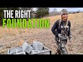 Foundation Options for Our OFF GRID CABIN & HOW MUCH IT COST💰 / Episode #4