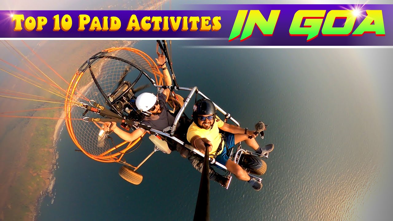 Top 10 paid activities in GOA | Water Sports, Kayaking, Bungee Jumping, Hot Air Balloon, Scuba
