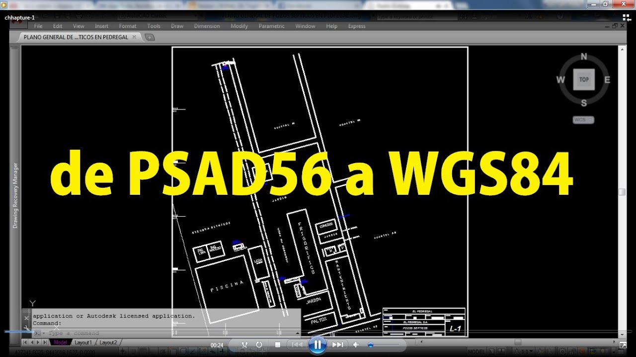 De PSAD56 a WGS84 planos en AutoCad  Doovi