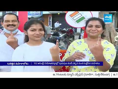 Women Voting Percentage Increased in AP | AP Elections 2024 @SakshiTV - SAKSHITV