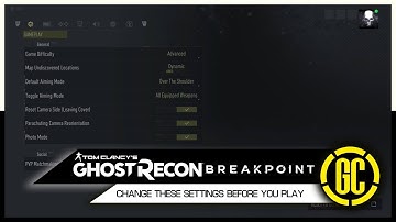 Change These Settings Before You Play Ghost Recon Breakpoint