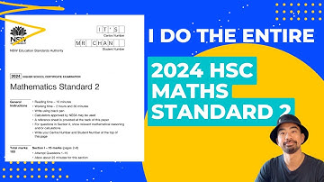 I do the ENTIRE 2024 HSC MATHS STANDARD 2 PAPER!!