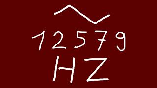 12579 hz triangle
