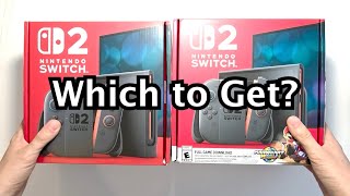Nintendo Switch 2 vs. Switch 2 + Mario Kart World Bundle!
