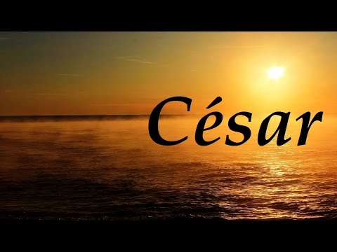 Video: ¿De dónde vino el nombre Cesar?