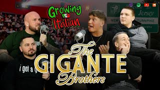 Vincent Gigante and his brothers Antonio & Vito storm off the Growing Up Italian Podcast