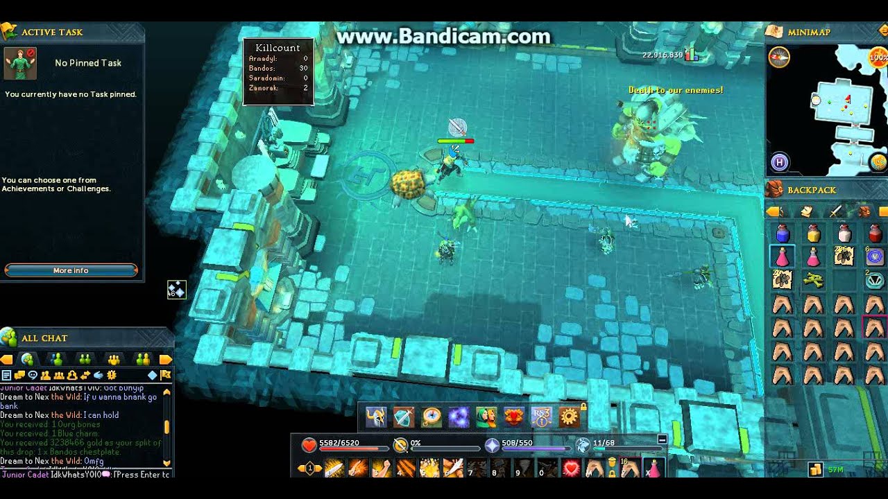 Runescape eoc BCP drop at bandos (duo)