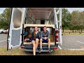 VAN LIFE TOUR | Budget Build Sprinter DIY Conversion Campervan For Full Time Living