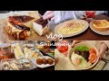 【食事vlog】3kg太った食生活🍝🥪🥓|コンビニ飯爆買い、ハニーマスタードチキン、ロコモコ丼、カルボナーラ、クロックマダム、バスクチーズケーキ、etc.|自炊記録|アラサー