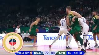 USA vs Lithuania Fiba Basketball Workd Cup