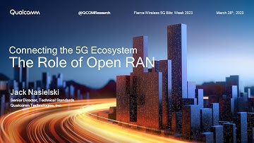 Connecting the 5G ecosystem - The role of Open RAN